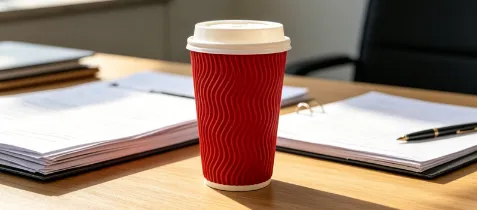 Easy-to-hold and Non-sagging Disposable Cups