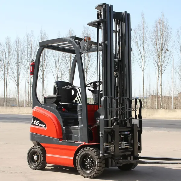 Energy Saving Lithium Battery Electric Forklift 1 Ton 1.5 Ton Side Loader Forklift Small Turning Radius Forklift photo-3