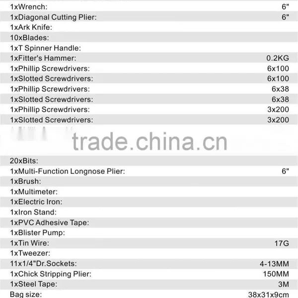60pc Hardware Tool Set photo-2