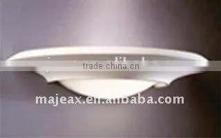 Decorative White Gypsum Plaster E14 Unique Hotel Wall Light
