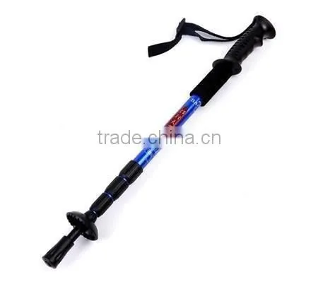 Factory sell cheaper Outdoor walking sticks trekking pole climbing-crutch