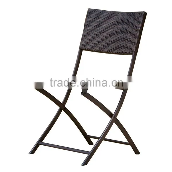 Easy Three-piece Balcony Foldable Cast Aluminum Outdoor Furniture Metal Miami Rattan Furniture photo-3