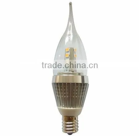 Good Quality White/warm White AC85V-265V E12 B22 Tail Light Led Candle Bulb photo-2