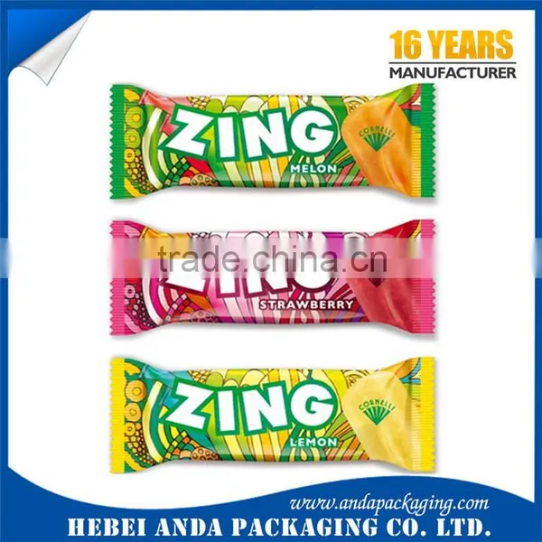Laminated Material Frozen Plastic Bag Roll, Clear Popsicle Packaging Ice Cream Packaging Bags photo-6