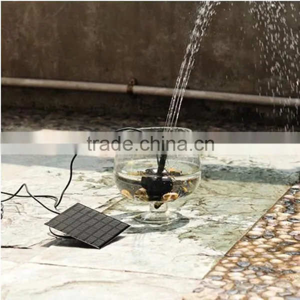 High Efficiency Solar Panel Decorative Garden Pump photo-3