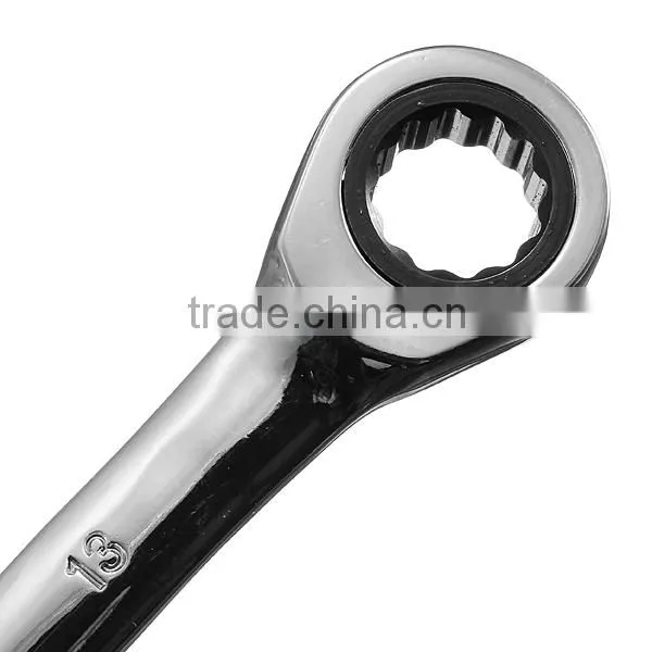 1pc Reversible Combination Stubby Ratchet Wrench Ratcheting Socket Spanner AR-76 photo-6