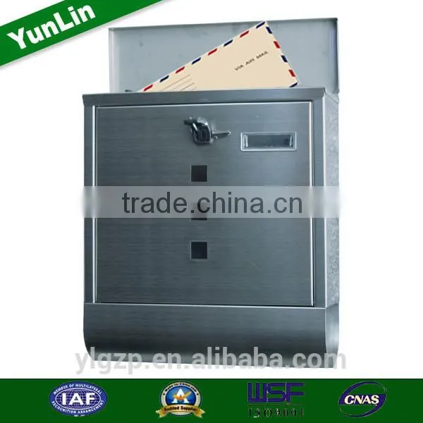 Modern Stainless Steel Mailbox Locking Letterbox Postal Box