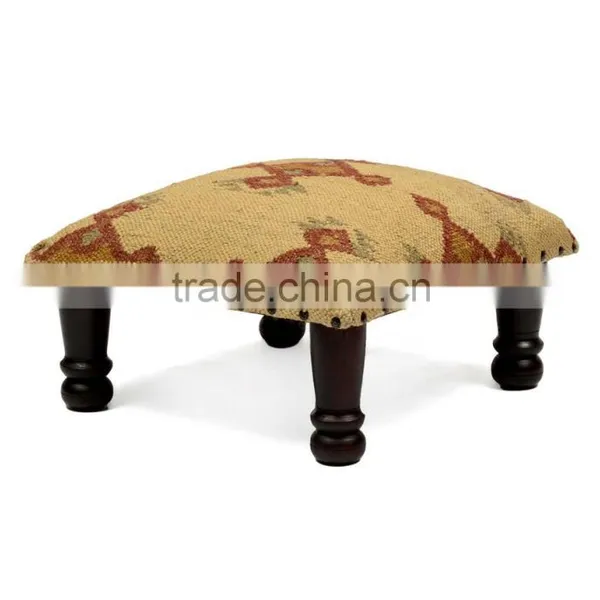 Natural Fibres Vintage Design Footstool
