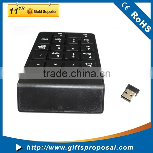 19 Keys Financial Accounting Mini Numeric Keypad 2.4G Wireless Digital Keyboard Numeric Keypad for Laptop photo-3