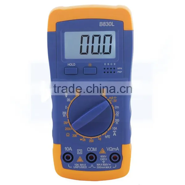 Handheld LCD Screen Digital Multimeter B830L