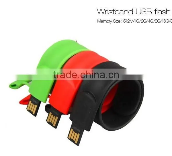 Silicon Bracelet Wristband USB Flash Disk Dong Guan