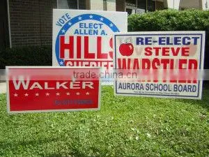 L12"*12" 4mm White Color Arge Road Signs