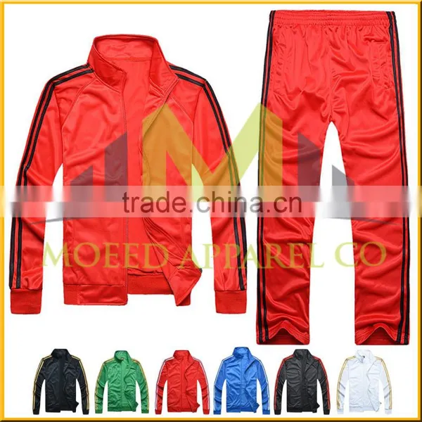 ET038 Men's Poly Tricot Brushed Tracksuits for Games