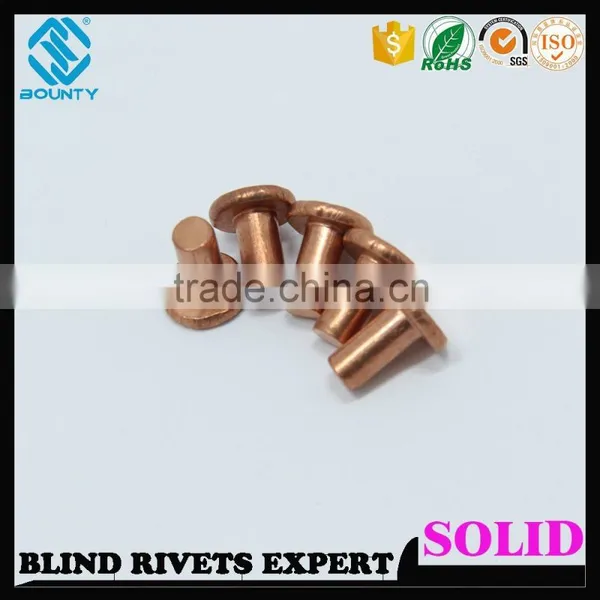 DOME HEAD COPPER SOLID RIVETS photo-2