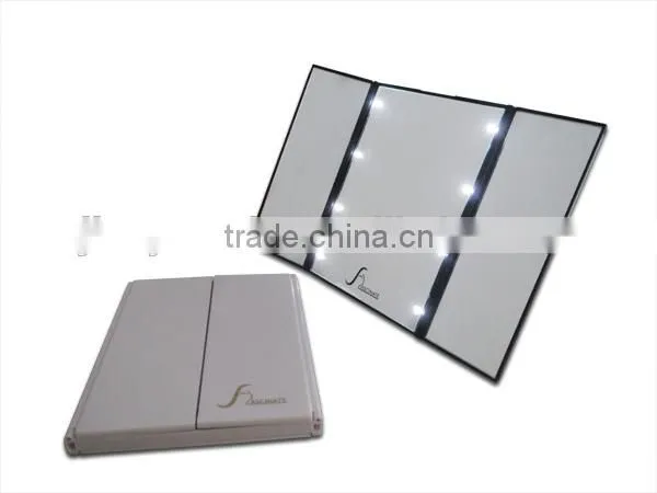 Vanity Girl Hollywood Three Sides Led Lighted Makeup Mirror photo-2