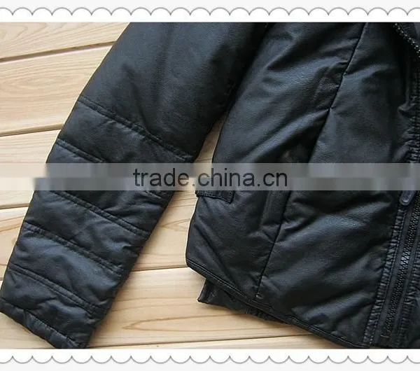 Women Black Short Fashion Motorcycle PU Leather Jacket With Hoody photo-3