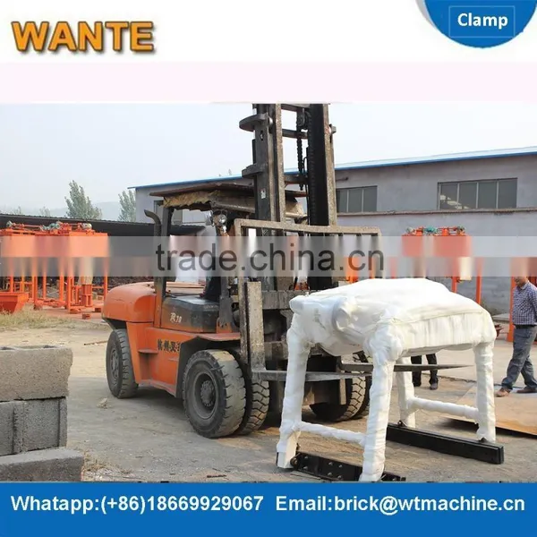 WANTE MACHINERY Double-armed Block Clamp/Forklift Concrete Block Clamps for Forklift photo-2