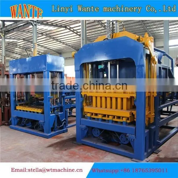 QT5-15 Hydraulic Clay Brick Press Hydraulic Press Machine for Curb Stone photo-4