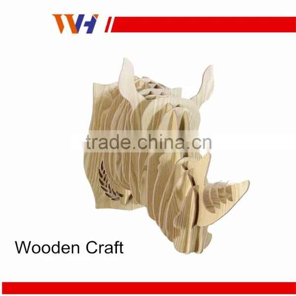 North-Europe Style Wall Hanging Art Home Decoration Animal Wooden Craft photo-2
