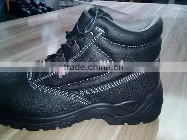 Men Genunine Leather Safety Shoes With Steel Toe, WT-2006 photo-2