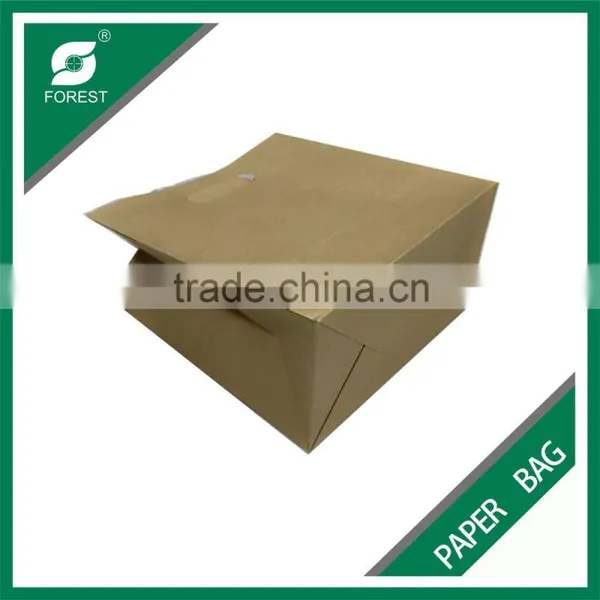 FACTORY PRICE BROWN TAKEAWAY FAST FOOD PAPERBAG WITH SEAL photo-4