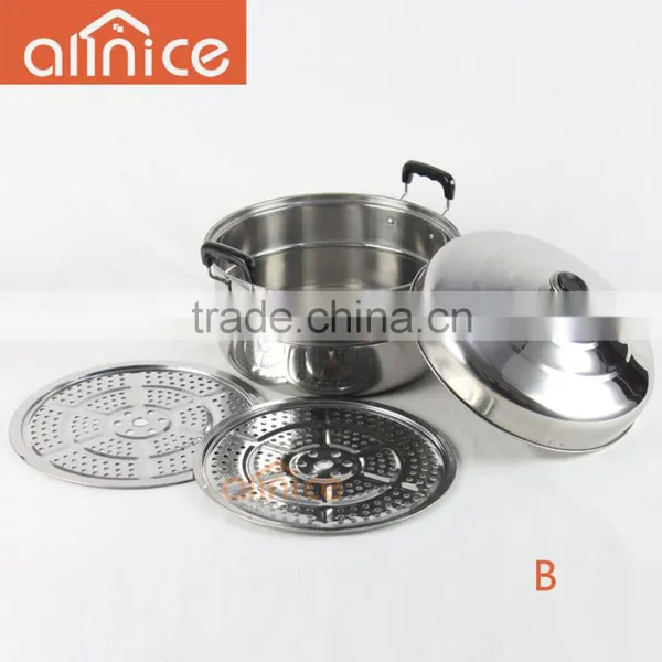American-style High Pot With Steel Cover One Layer Steamer With Free Steamer Rack photo-6