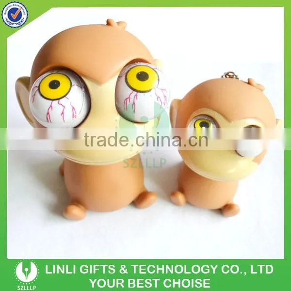 Passed EN71 Monkey Popping Eyes Animal Toy