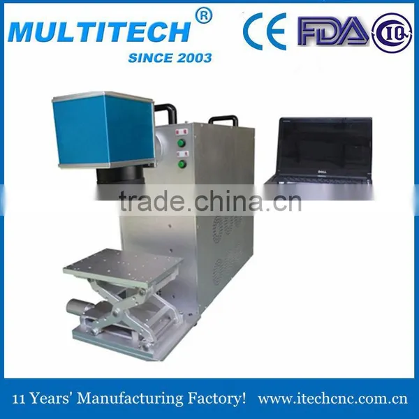 Bar Code Marking 10W Fiber Laser Machine