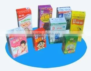 Semi Automatic Orange Flavor Drink in Carton Box Packaging Machine