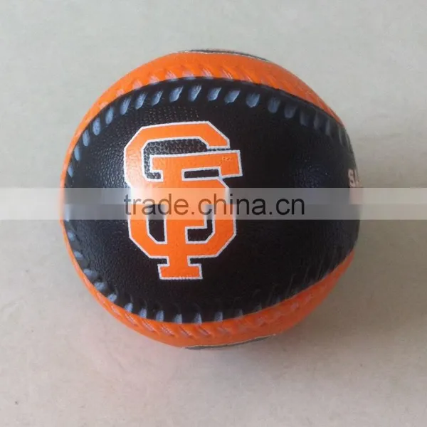 7cm Black and Orange pu Foam Baseball photo-2