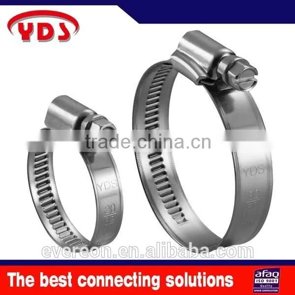 AISI 316 Stainless Steel German Type Rubber Hose Pipe Clamp