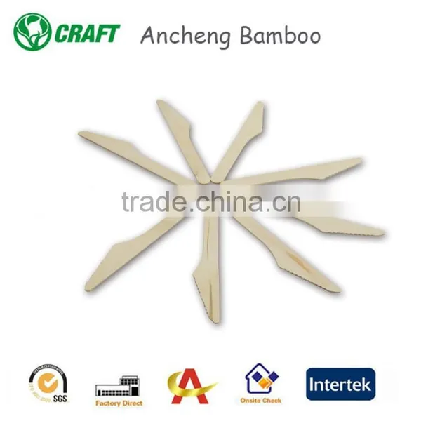 New Products Brich Wooden 140mm 160mm Disposable Knife photo-2