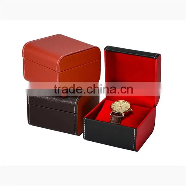 Luxury PU Leather Sponge Pillow Watch Gift Wrap Box photo-3