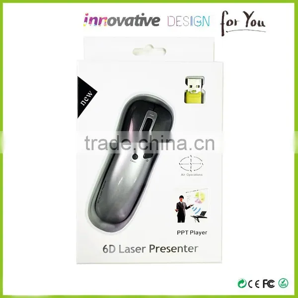 2015 Wholesales 6D Gyroscope Wireless Presentation Laser Pointer photo-6