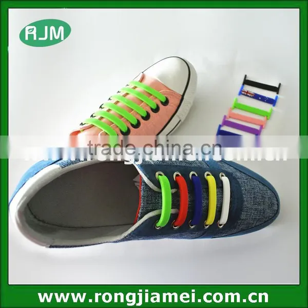 2015 Wholesale Popular no Tie Elastic Lace Lock Shoelace photo-6