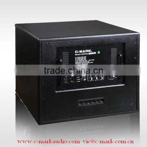 850W 128dB 3 Way Coaxial Driver Digital Active Loudspeaker C-MARK TK315A photo-2