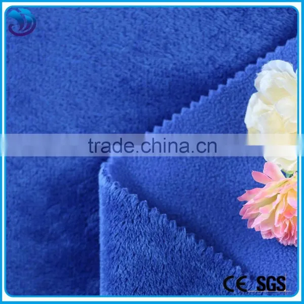 Hot Sell Dying Fabric Double-faced 100% Polyester Cheap Polar Fleece Bonded Fabric of China Suppiler photo-3