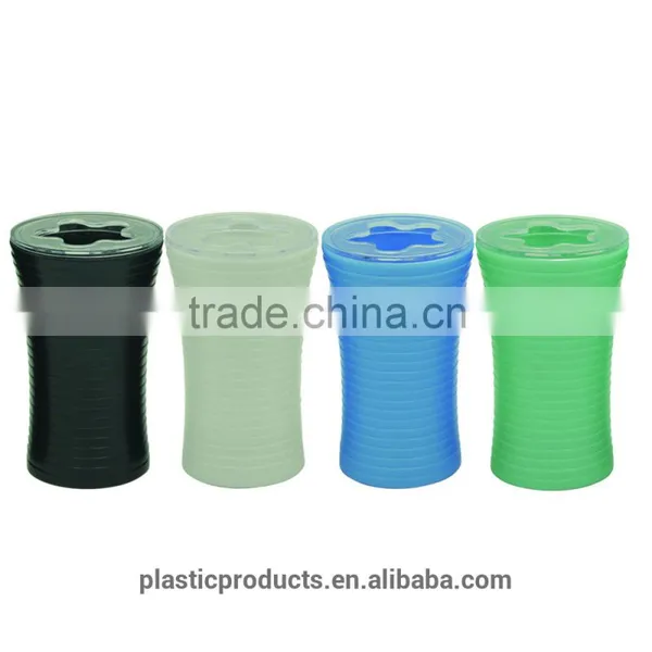 Plastic Bathroom Accessory Toothbrush Holder With Cover photo-4