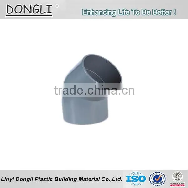 Good Quality UPVC Fitting Plastic Pipe Fitting Connection Fitting pe Coupling Elbow photo-3