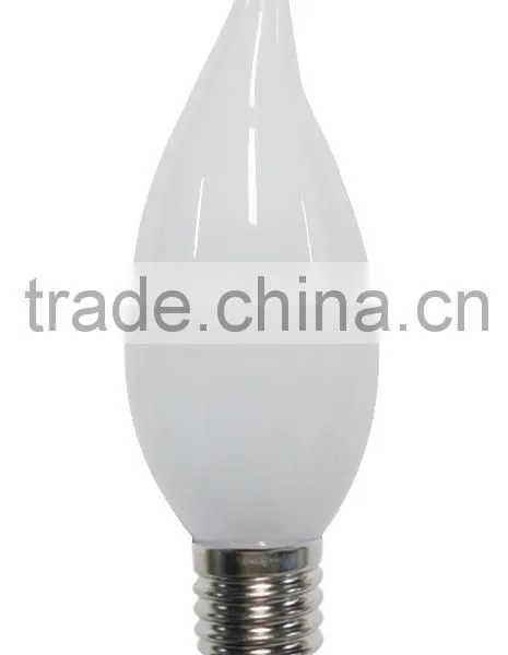 Led Lighting Candle Long Tail With Tail C37 Bulb 6w IC Driver E12 E14 E26 E27 Base CE RoHS Certifications Plastic Plus Aluminium photo-6