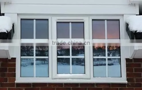 UPVC Steel Reinforcement Window Grill Design Horizontal or Vertical Sliding Windows photo-2