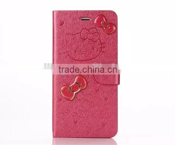 Nice Design Hello Kitty Wallet Leather Case For IPhone 5/5s photo-3
