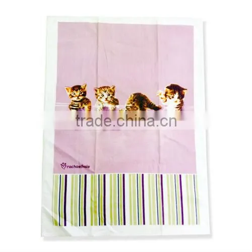 100% Cat Printed Tea Towel