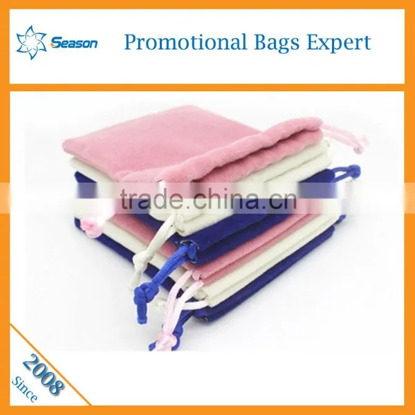 Velvet Pouch Bag Velvet Drawstring Bags Lint Drawstring Bag photo-4