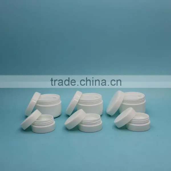 Wide Mouth 22.5ml White Plastic Jar, Small Plastic PP Jar for Cosmetic photo-4