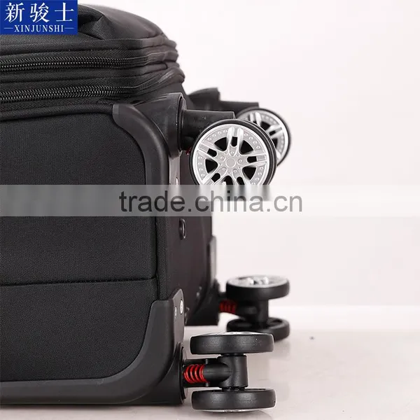 Spinner Caster PA Nylon Suitcase Material Spinner Soft Luggage With Cup Holder photo-5