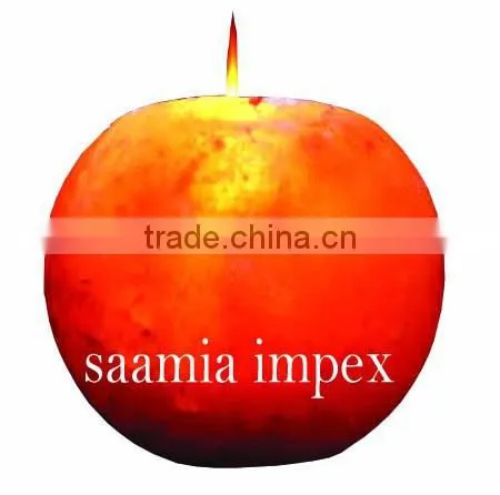 Beautiful Himalayan Salt Crafted Candle Holder photo-6