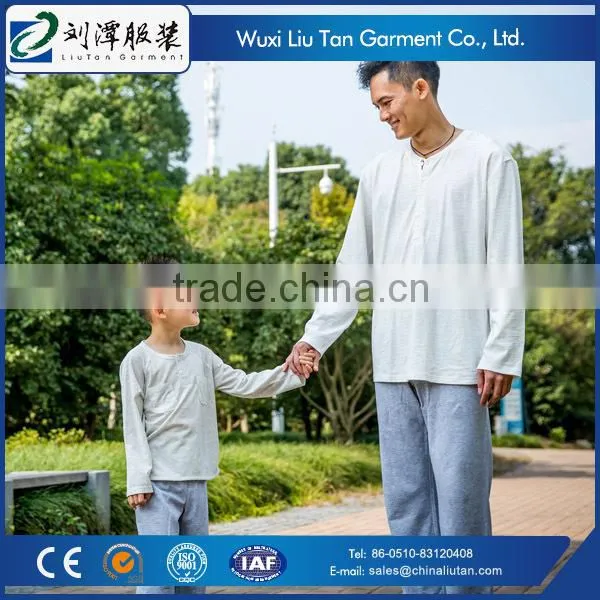 100% Cotton Kint Fabric Men's Pajama Supplier photo-3