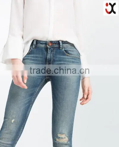 Girl Pants Brand Name Jeans Women TightsJX3061 photo-4