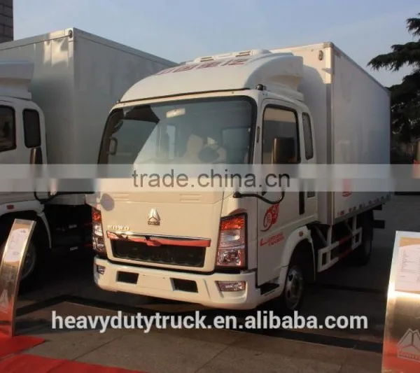 CNHTC HOWO White 4x2 Euro 4 Refrigerator Truck for Frozen Food photo-2